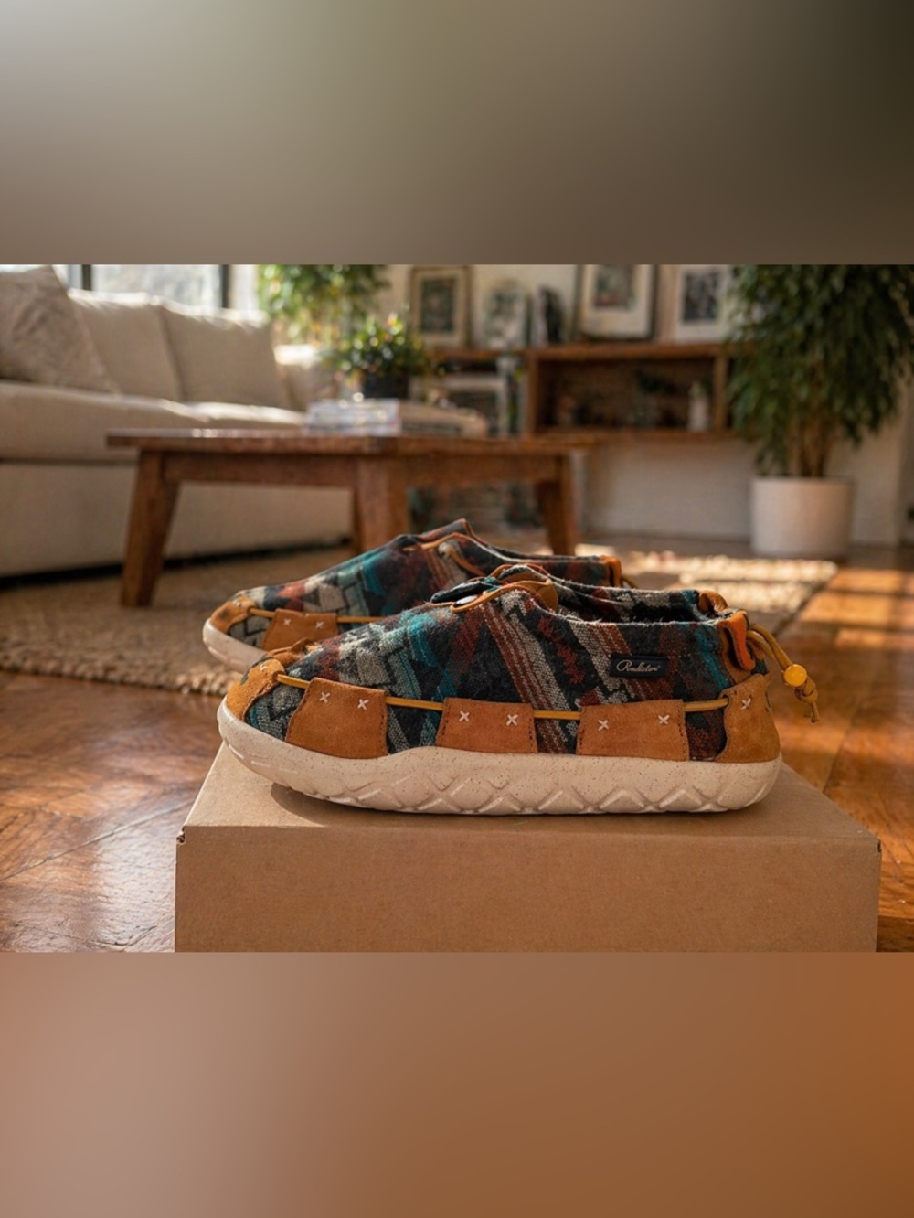 Nike x Pendleton Slip-On Sneakers – Multicolor Wool + Suede Trim